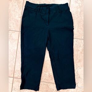 Lane Bryant Black Cropped Trousers
